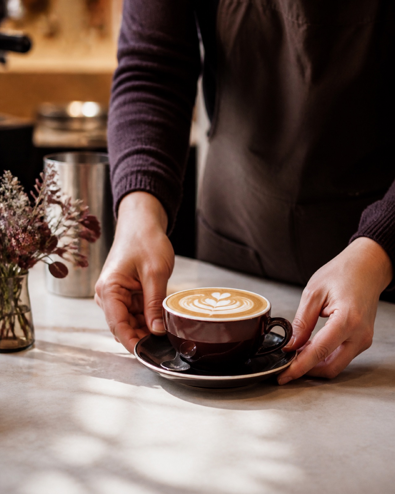 Coffee loyalty card artwork